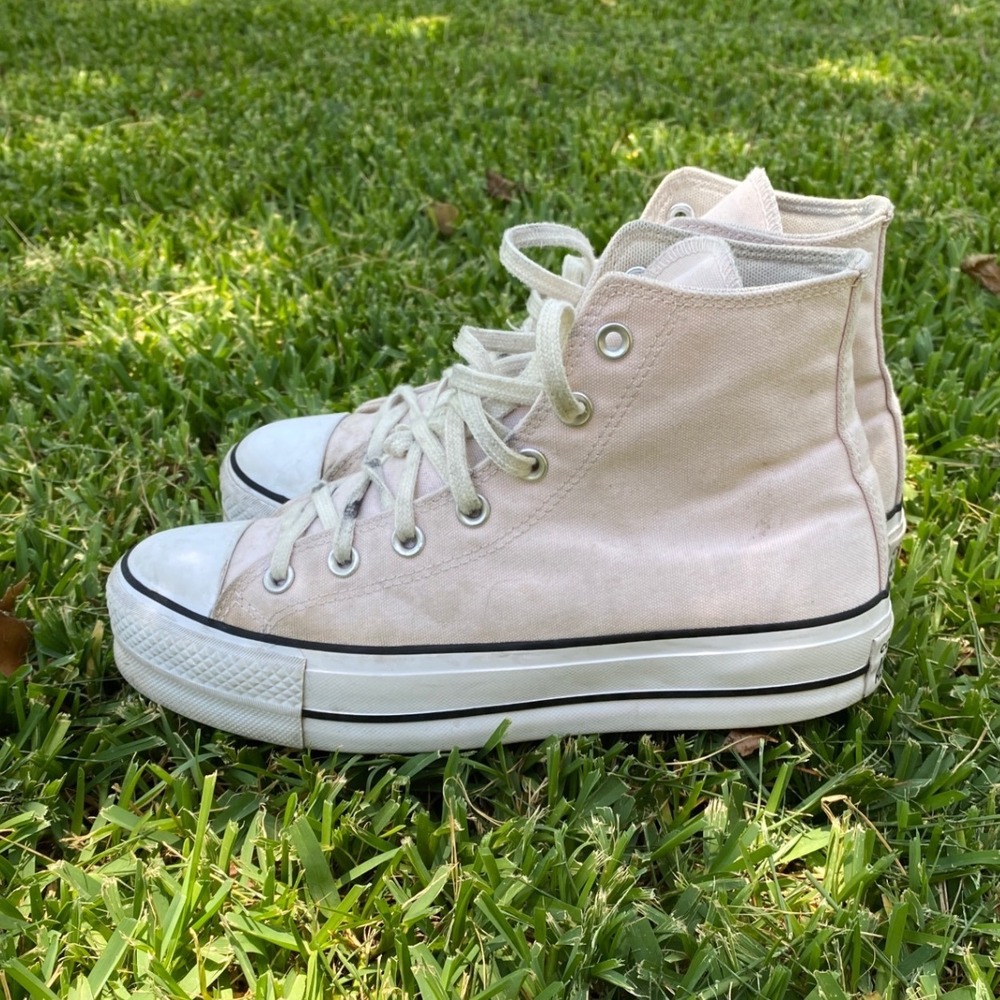 Converse Chuck Taylor All Star Lift Platform High Top Pink Sneakers A05135F 9